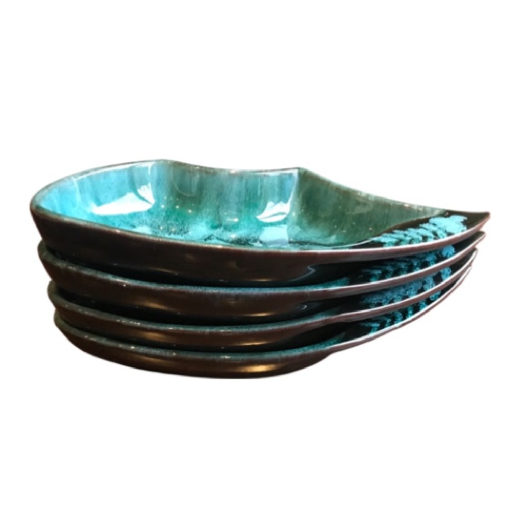 Blue Mountain Pottery Lazy Susan Dishes